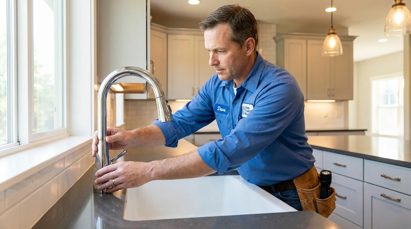 Kitchen faucet installation by Johns Plumbing LLC in Tribes Hill